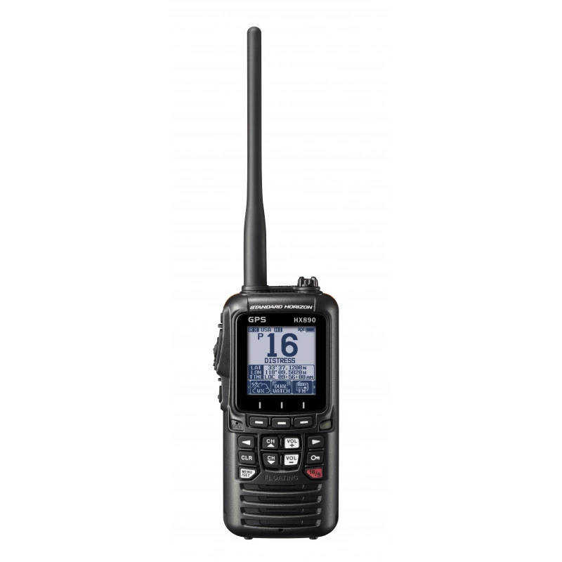 VHF Portatile Standard Horizon HX890E Impermeabile Con GPS - Nero 3 VHF Portatile Standard Horizon HX890E Impermeabile Con GPS - Nero