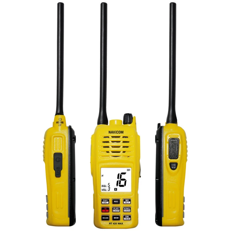 VHF Portatile RT420 MAX - NAVICOM 8 VHF Portatile RT420 MAX - NAVICOM - immagine 6