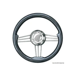 Volante Inox+carbonio 350mm