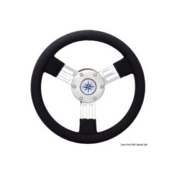 Volante Pegaso Raggi Inox Ømm 300 Nero