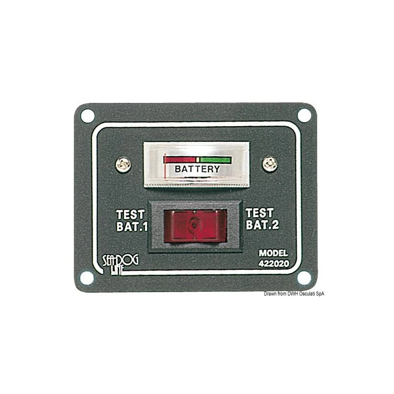 VOLTMETRO ANALOGICO PER 2 BATTERIE 3 VOLTMETRO ANALOGICO PER 2 BATTERIE