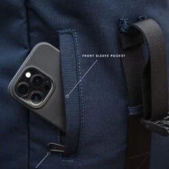 Zaino Roll Top In Tela Da 25 Litri Navy - Musto -ORANGEMARINE zaino 20 litri tela roll top navy musto 6